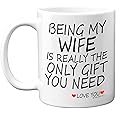 Stuff4 Valentines Mugs - Being My Wife Mug - Funny Valentine's Day Wife Gifts from Husband, Perfect for Birthday Anniversary Christmas, 11oz Ceramic Dishwasher Safe Coffee Cup Made in The UK
