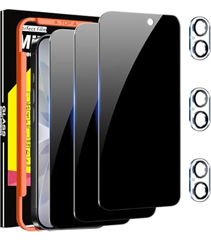 NEW'C Kit De 3, Verre Trempé Pour IPhone 14, IPhone 13, IPhone 13 Pro (6,1 Pouces) Film En Protection écran Efficace Contre Les Rayures - Ultra Résistant - Outil D'installation Facile Inclus