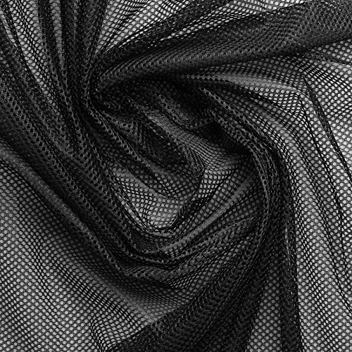 Insektenschutz – Fliegengitter – Schutznetze – Baldachin – Mückenschutz – Stoff – Meterware – 100 % Polyester (Schwarz) - 3