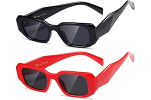 kimorn gafas de sol rectangulares de moda para hombres gafas de sol retro de moda para hombres Caja retro de los años 90