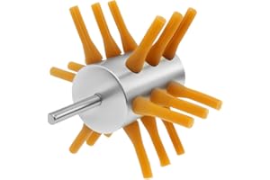 VAVPUP Geflügelrupfmaschine aus Edelstahl,zeitsparend solide Hühnerrupfmaschine,vielseitige Geflügelenthaarungsmaschine,einfach zu bedienende Geflügelrupfmaschine für Hühner Gans