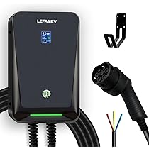 Wallbox Ricarica Auto Elettrica 7,4KW 32A Monofase - Con Cavo 6m Tipo 2 - Display LCD - Per VE E Ibride - Foto 5