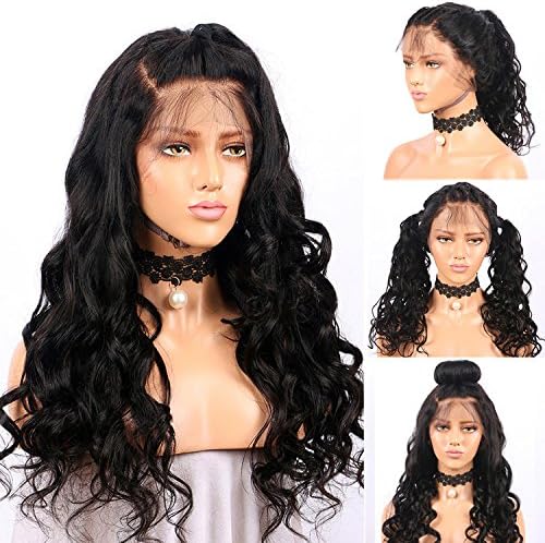 Helene New Style 360 Lace Frontal Wig Deep Curly Wave Brazilian Human Hair Wigs Water Wave Glueless 360 Lace Frontal Wigs Pre Plucked Hairline with Baby Hair 150% Density 12"