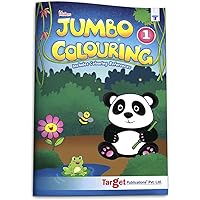 Blossom Jumbo Creative Colouring Book for Kids | 3 to 5 years old | Best Gift to Children for Drawing, Coloring and Painting with Colour Reference Guide | A3 Size | Level 1