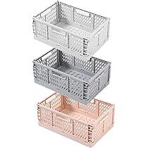 Scatole Pieghevoli NCRGB 30x20x12 Cm - 6 Pezzi, Impilabili, Per Cucina, Camera, Ufficio - Organizzazione - Foto 9