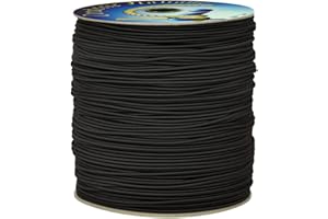 Corderie Italiane 006004981 Cordon élastique, 3 mm - 15 m, Noir