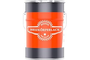 BEKATEQ Heizkörperlack Anthrazitgrau 5l seidenglänzend - hitzebständiger Heizungslack, Metallschutzlack, Heizkörperfarbe hochdeckend, geruchsarm, lösemittelfrei BE-903