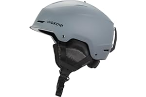 DKONI Ski Helmet, Snowboard Helmet for Men & Women, Three-Stage Adjustable Ventilation System, Durable PC Shell, Snow Sports Helmet for Adults, Youth & Kids
