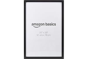 Amazon Basics rektangulär affisch-/fotoram i trä, 51 x 76cm