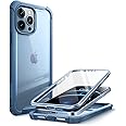 i-Blason Ares for iPhone 13 Pro Max Case 6.7 inch [Built-in Screen Protector] [Military-Grade Protection] Full-Body Shockproof Phone Case (Azure)