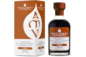 POIGET Condimento all' Aceto Balsamico di Modena IGP aromatizzato alla Pera 100ml