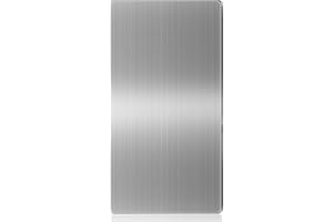 Gisafai Stainless Steel Hand Dryer Wall Splash Guard Wall Splash Guard Backsplash Protector Panel with Ultra Strength Adhesive for Bathroom, Kitchen, Restroom (24 x 12 Inches)