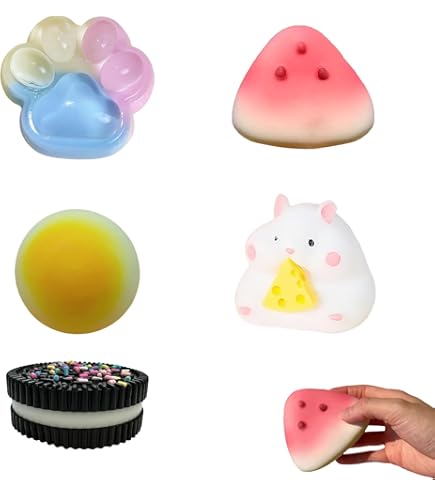 Biscuit Stress Relief Toys, Taba Squishy, Super Soft Sandwich Biscuits