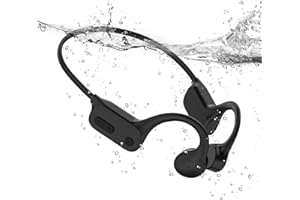 Tayogo Schwimmen Kopfhörer, Knochenschall Kopfhörer Eingebaute 32GB Speicher, MP3 Sport Kopfhörer Bluetooth 5.4, IPX8 Wasserdicht, 15 Stunden Spielzeit, Open Ear Kopfhörer für Schwimmen Laufen