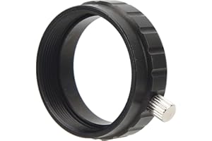 PUSOKEI Telescope Accessories Focuser Adapter,1.25inch M35x1mm Reflector Telescope Eyepiece Adapter,Aluminum Alloy Mount Adapter Device