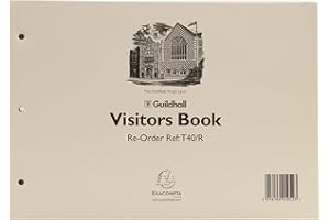 EXACOMPTA Guildhall T40/R - Hojas de relleno para libro de visitas (50 hojas, A4)