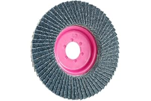 CS UNITEC EISENBLÄTTER MAGNUM Cool Top 5+ Fächerschleifscheibe, Korn 60, 125mm x 22,2mm, 10er Pack – 96260b, hohe Lebensdauer, leistungsstark auf Stahl und Edelstahl (INOX)