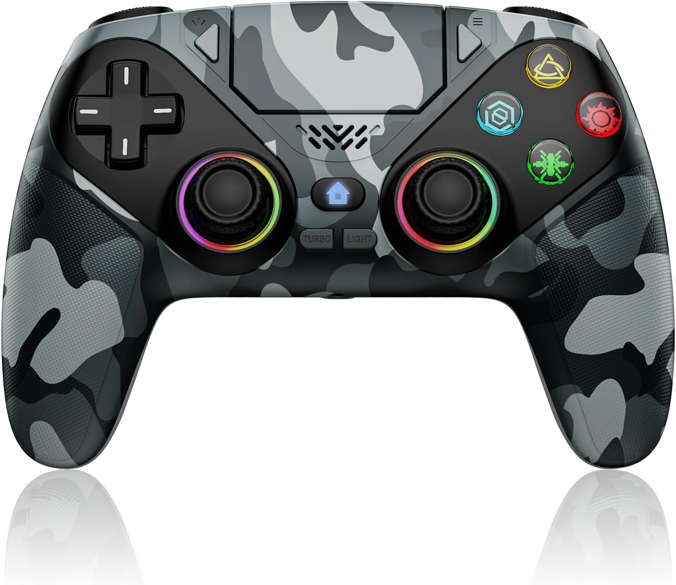 Verfügbarkeit & Angebote auf Amazon : Dinosoo RGB Wireless-Controller für PS5 Pro S