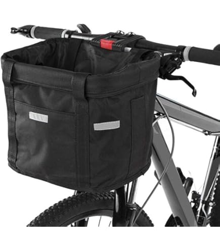 Cestino Da Manubrio Per Bici B&uuml;chel City Express - Nero, Facile Da Montare