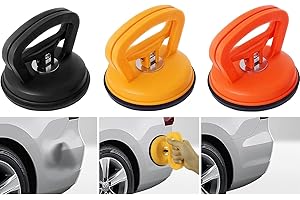 Funklu Tirabolli per Carrozzeria, 3 Pezzi Carrozzeria Ventosa,Kit Rimozione Ammaccature Auto,Attrezzi Strumenti di Riparazione,Estrattori Ventosa Sollevamento per Riparazione Auto