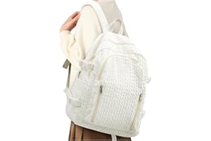 WEPLAN School Backpack for Teenage Girls School Bag for secondary school Lightweight Bookbag Backpack for School Casual Daypack Backpacks College Rucksack Water Resistant 14 inch Laptop Backpack Women