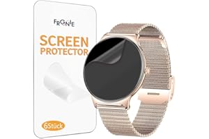 Frgnie Lot de 6 films de protection d'écran compatibles avec la montre intelligente Hwagol 1,43" (1,43") en TPU flexible HD et BENYAR FV21
