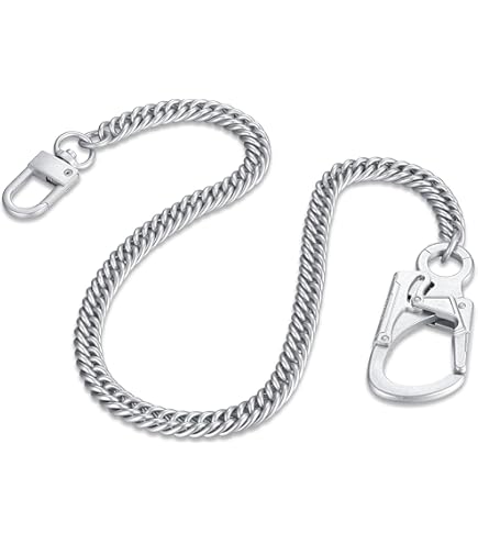 KFHENSOMR Hosenkette Silber - Punk Style Für Jeans Und Hosen
