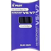 Pilot V7 Cartridge Replacement 3-Piece, Blue