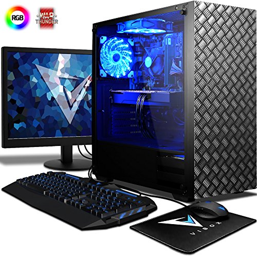 VIBOX Killstreak RMR780-61 Gaming PC Ordenador de sobremesa con Cup n de Juego 22 HD Monitor 4 3GHz AMD Ryzen 8-Core Procesador Radeon RX 580 Tarjeta Grafica 32GB DDR4 RAM 1TB HDD Sin OS VIBOX Killstreak RMR780-61 Gaming PC Ordenador de sobremesa con Cup n de Juego 22 HD Monitor 4 3GHz AMD Ryzen 8-Core Procesador Radeon RX 580 Tarjeta Grafica 32GB DDR4 RAM 1TB HDD Sin OS