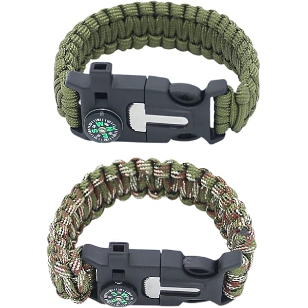 Braccialetto Paracord di sopravvivenza di emergenza con