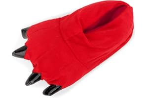 OCHENTA Chaussons Unisexe Animal Fantaisie Peluche Pantoufles Patte Cosplay