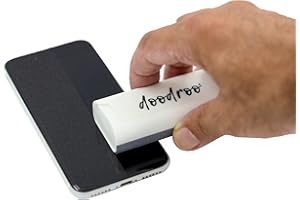 doodroo - Cleaning Kit Pulizia Touchscreen, Superficie Realizzata in Superfibra, non Danneggia lo Schermo, Pulisce, Sgrassa, Ideale per Ogni iPhone, Smartphone, iPad, Tablet, Ricaricabile e Lavabile