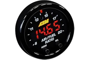 AEM X-Series Wideband UEGO AFR Sensor Controller Gauge with OBDII Connectivity PN: 30-0334