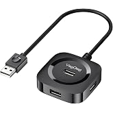VegGieg 4 Portlu USB 2.0 &Ccedil;oklayıcı Hub Siyah