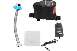 AYNEFY Pompa Booster Automatica della Pressione Dell'acqua, DC24V, Elettrica a Basso Rumore, Induzione Automatica, Spina UE