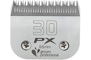 GROOM PROFESSIONAL Pro X Clipper Blade for Dog Grooming - Detachable Clipper Blade - Hardened Steel - Excellent Resistance to Wear & Excellent Cutting Performance - Replacement Blade - 30