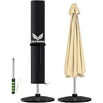 PATWING Housse Salon De Jardin, Housse Table De Jardin Avec Corde Et Boucle Verrouillage, Housses Pour Mobilier De Jardin, Bâche De Protection Étanche