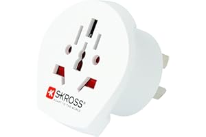 SKROSS | 1.500222-E | World to Australia/China | Adapter podróżny do Australii i Chin - napięcie i moc 100 V - 1000 W/2500 W - ochrona przeciwwstrząsowa