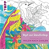 Image de Entspannen mit Malen nach Zahlen - Vögel und Schmetterlinge