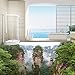 Produktbild LHDLily 3D Stereo Bergwelt, Malerei Wohnzimmer Gehweg Korridor Wasserdicht Rutschfester Boden Wallpaper Wandbild 150cmX100cm