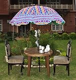 Decorativo Paraguas de Sun Parasol hecha en la India por los métodos tradicionales .