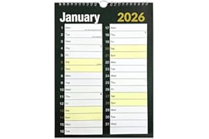 PaulStore 2026 WALL CALENDAR HOME OFFICE, EASY LARGE MONTH TO VIEW (Large Print Planner)