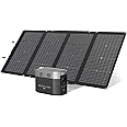 Generatore solare EcoFlow DELTA Max (1600) 1612Wh con 220W pannello solare, 4 prese CA da 2000W (sovratensione 4600W), genera
