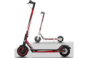 STYLISH SCOOTERS Vinilo Xiaomi m365, Sport Red, Pegatinas para Patinete Xiaomi m365,Pegatina Xiaomi m365 Pro 2,Adhesivo Personalizado xiaomi,Accesorios xiaomi m365,Sticker,m365pro.