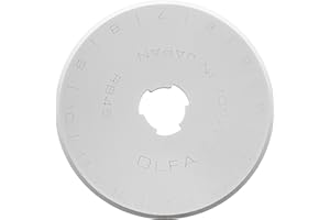 Olfa Lames Rotatives Inoxydable 45mm, Argent