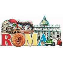 Wedare Roma Italia 3D Roma Colosseo Magnete da Frigorifero Souvenir