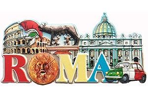 MUYU MAGNET Aimant de réfrigérateur 3D Vatican, Colisée de Rome, Italie, cadeau souvenir, décoration de la maison et de la cuisine, autocollant magnétique pour réfrigérateur