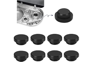 PHATRIP 8 Stück Gummistopfen, Schutzgummistopfen Set für Gasherde Halterung Gummiabdeckkappen Kompatibel mit Dometic, Smev