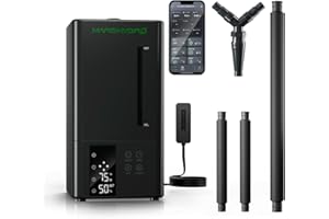 MARS HYDRO New Plant Humidifier 6L,with Adjustable Humidity,Timer Function,Ultrasonic Precise and Silent Operation,No-Leak Seal for Grow Tent,Indoor Planting,Greenhouse