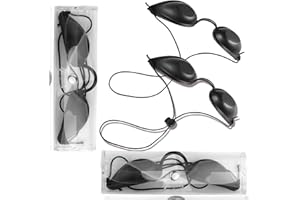 Sprießen 4 okulary ochronne, czarne, okulary ochronne, osłona oczu, okulary opalające, laserowa ochrona oczu, okulary ochronne do UV IPL Solarium